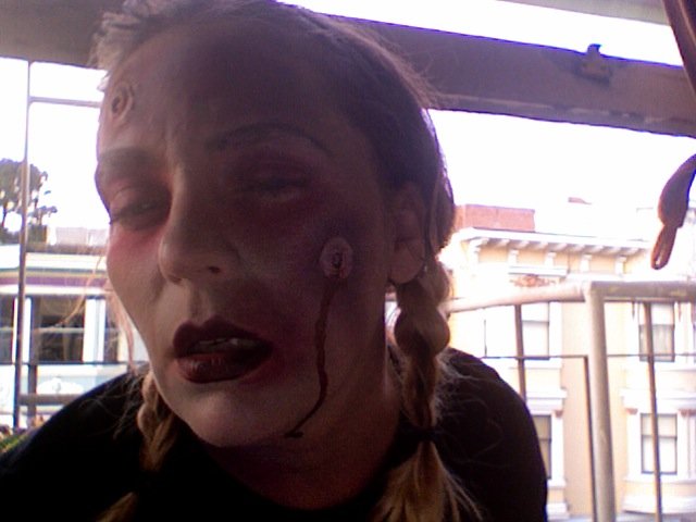 Me, victim of a zombie encounter or just up all night? 
