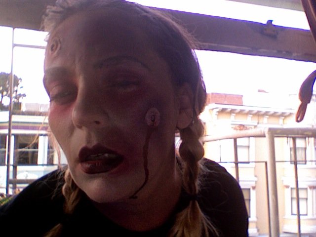 Me, victim of a zombie encounter or just up all night?