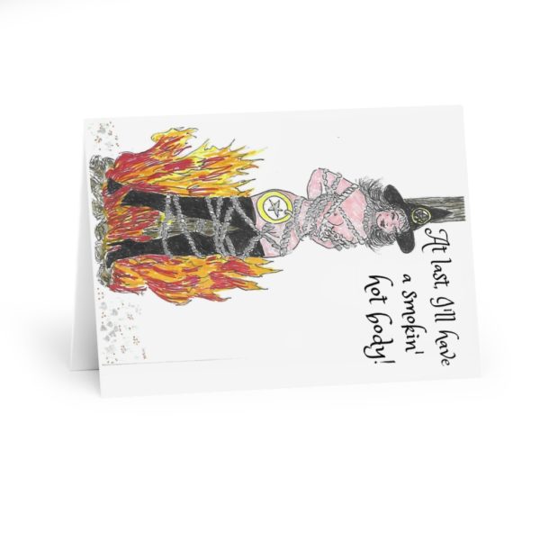 Burning Witch Greeting Cards (5 Pack) - Image 3