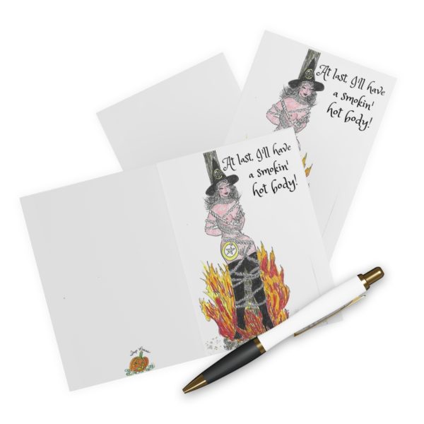 Burning Witch Greeting Cards (5 Pack) - Image 6