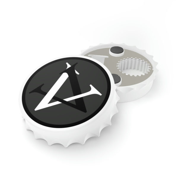 Write Drunk Varla Logo Magnetic Bottle Opener - Image 4