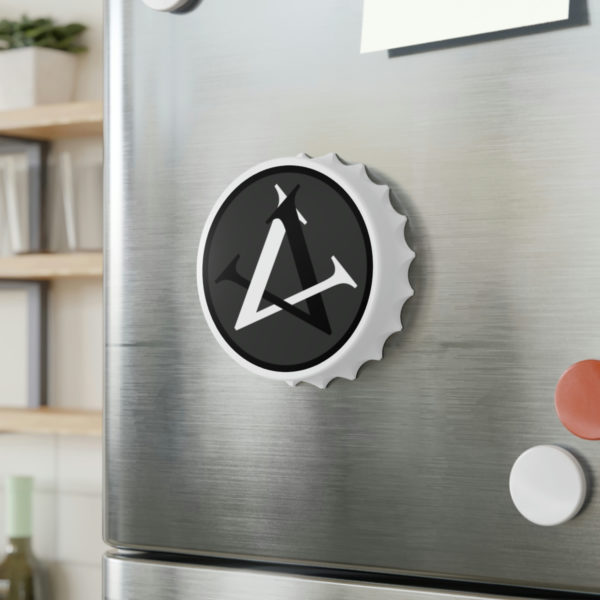 Write Drunk Varla Logo Magnetic Bottle Opener - Image 5